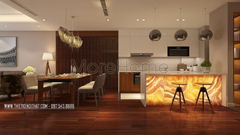 Bộ bàn ăn cao cấp mang lại cho gia chủ những bữa cơm ngon miệng và ấm áp hơn