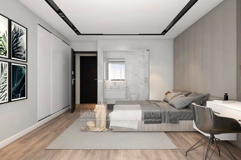 Đá ốp tường nhà tắm vân mây đẹp